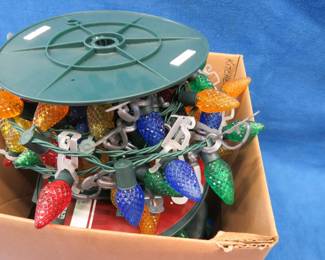 Lot 193. Three rolls of Christmas lights