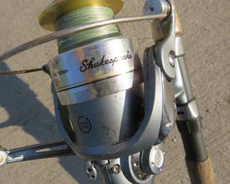 Lot 199. Two open-face rod and reel combos