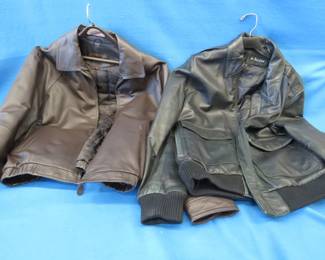 Lot 204. Two men's jackets.&nbsp; Both size large and in good condition.
