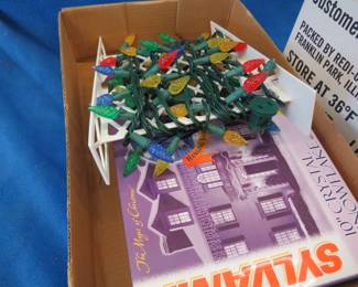 Lot 236. Christmas lights and garland