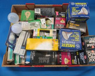 Lot 238. Lightbulbs of all kinds