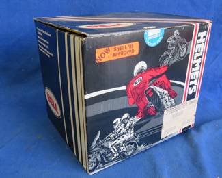 Lot 245. Bell 7 1/8 Tourlite 87 Motorcycle Helmet