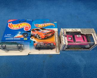 Lot 284. Two Hotwheels and a die-cast 1970 Challenger