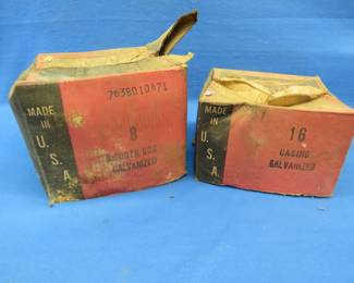 Lot 298. Two boxes of Sterling nails