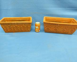 Lot 314. Two terracotta planters