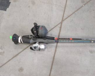 Lot 322. Two rod and reel and combos