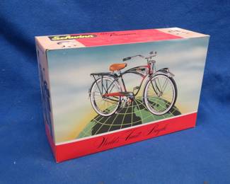 Lot 329. Schwinn 1/6 Black Phantom Die-Cast Bicycle