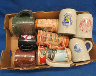 Lot 346. Steins and Mugs