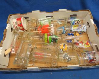 Lot 357. Collectible Glass Mugs and Tumblers