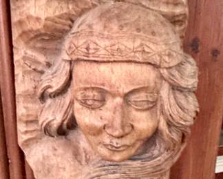 Funky wood carving