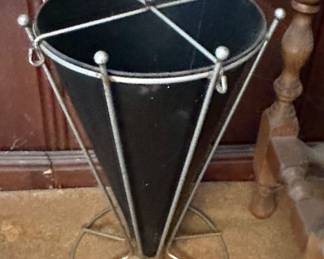 Mid century art deco umbrella stand