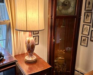 Miller grandfather clock, just professionally wound and serviced