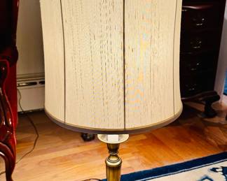 Brass table lamp