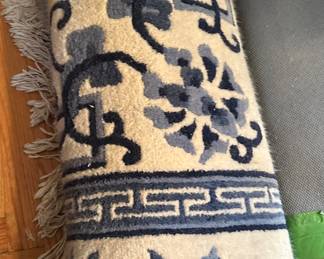 Two orient oak rugs 96” X 118 (1of 2)
