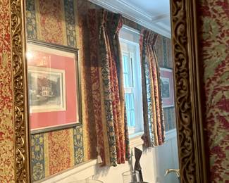 Beautiful gilded mirror