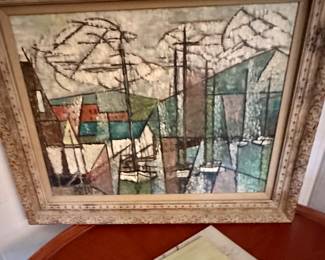 Oil on canvas signed