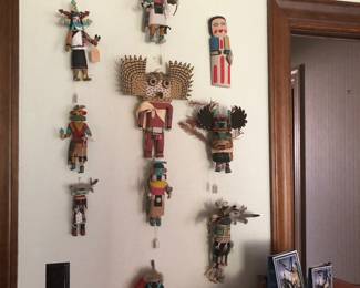 Native American Kachina doll collection 