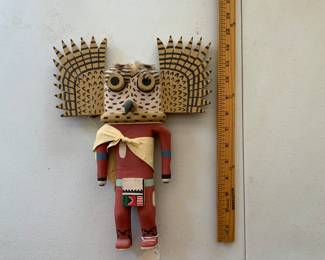 Owl Native American Kachina doll collection