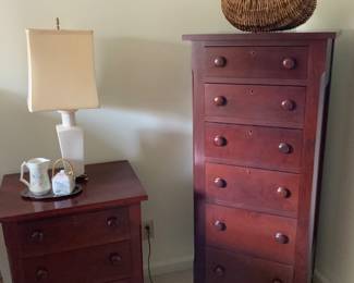 Tall cherry Lingerie drawer cabinet