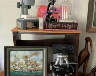 Collection of microscopes