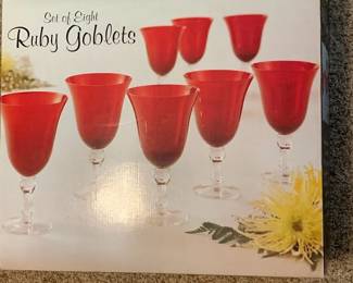 red goblets