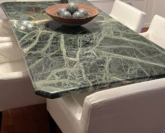 Maurice Villency marble table $1500