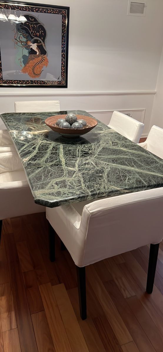 Maurice Villency marble table $1500