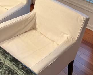 Eight ikea chairs with  interchangeable covers $400 for 8