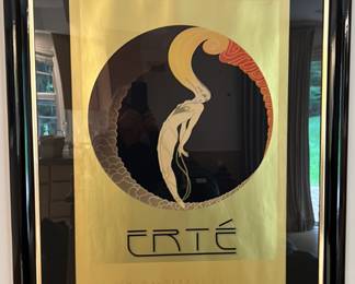 Erte signed poster $150