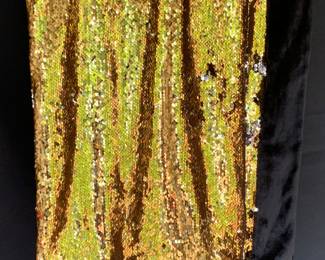 Sequin and Velux lap blanket