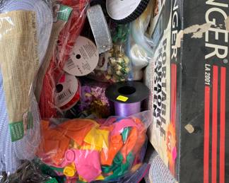 Party in a box! Balloons, streamers, bows, karaoke machine, etc.