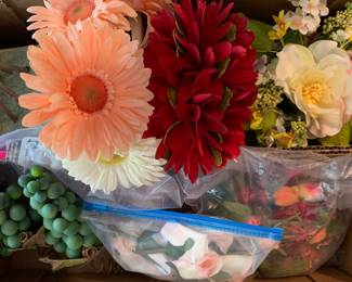 Floral arranging items.