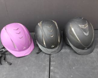 3 Ovation English Riding Helmets