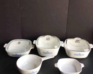Cornflower Corning Ware