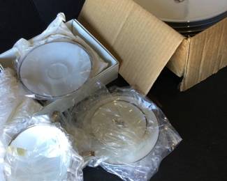 Four Piece Setting Salad Master Estate Porcelain 