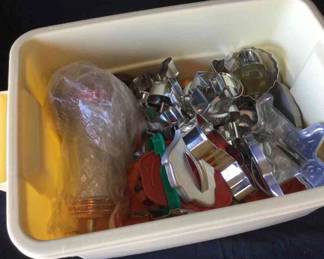 Lot Of Vintage Cookie Cutters