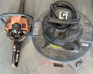 Ridgid ShopVac And Trimmer