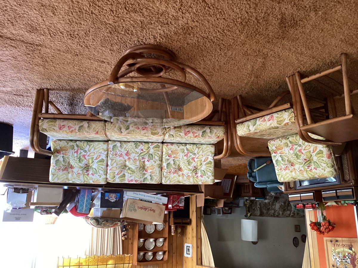 Vintage bamboo living rm set