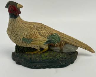 Cast Iron Pheasant Door Stop