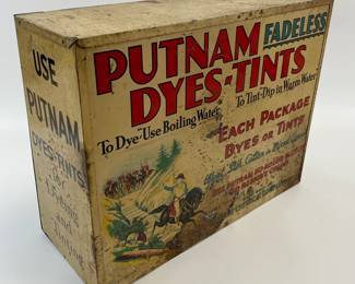 Putnam Fadeless Dyes-Tints Advertising Mercantile Display