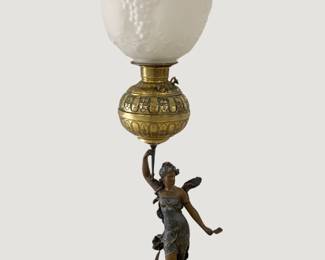 Miller Figural Base Banquet Lamp