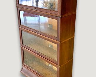 Oak 4 Section Barrister Stacked Bookcase