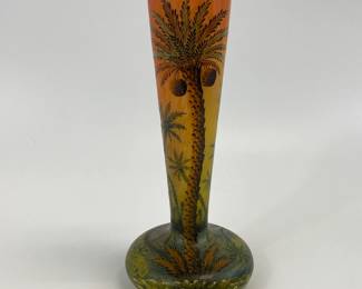 Daum Nancy Art Glass Vase