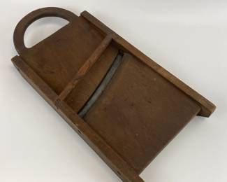 Large Wooden Kraut Cutter