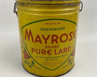 St. Louis Advertising Mayrose Large Tin