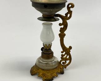 Cresolene Vapor Lamp, All Complete with Original Drip Tray and Chimney