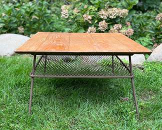 Mid Century Modern, Possibly Mathieu Mategot, Square Coffee Table, Crica 1960
