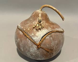 Sharon Boyd, Gourd Number 5-190, Hollowed And Decorated Gourd, 1995
