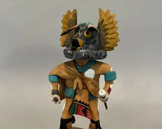 Buddy Tubinaghtewa, Hopi, Owl "Mongwa" Kachina, 1993
