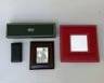 Two Leather Picture Frames, Cross Pen And Coach Money Clip
